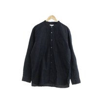 유니클로 진청마혼방 노카라셔츠 남자 7134
