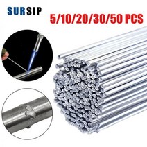 용접봉 5/10/20/30/50 PCS 녹는 Fux 코어 알루미늄 저온 블 전극 용접 파우더, 50cm -3.2mm, 30pcs