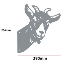 대형조각상 미니석고상 야외조형물 이색금속 엿보는 소, 양