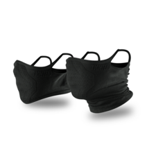 양방향 라이딩 마스크 숏+롱타입 콤보 2P, 블랙