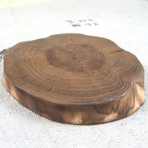 향나무 자유형 차탁 ( 중 ) / 잔받침 다기받침 다도용품 인테리어소품받침, 진한밤색