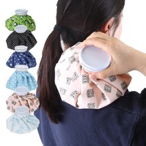얼음주머니 냉온 물주머니 찜질주머니 냉찜질 온찜질 찜질팩 열내리기 아이싱 냉온주머니 마사지주머니, 블루스노우(6인치)