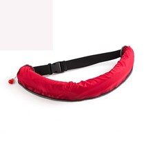 안전조끼 PFD 자동 풍선 구명 벨트 100N 조끼 자체 팽창 수영 라운드 부표 래프팅 안전 보트, [01] Manual, [01] White camouflage