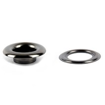 신주)아일렛알 28호 15X6.5MM - 흑니켈 20세트, 단품