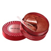 60 Pcs 아보카도 콜라겐 마스크 천연 모이스춰 라이징 젤 아이 패치 다크 서클 안티 에이지 백 스킨 케어, red new_10