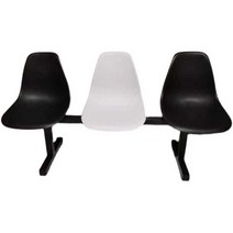 야외 정류장 플라스틱의자 웨이팅의자 옛날버스 의자, 글로시 4인용