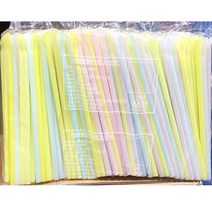 업소용 빨대 스트로우 스푼 슬러스용 400입x20개 혼합 혼합빨대/스트로우/빨대/색빨대/혼합색상일회용/일회용품/주방용품/식자재쇼핑몰/식자재마트, 단일 수량, 1