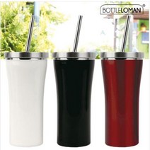 신나라-닷컴_럭셔리스텐텀블러450ml 결로현상이 적은 이중구조 레스 휴대용컵 빨대 텀블러 판촉용 휴대용 스트로우_ tlsskfk, 신나라_닷컴-옵션_레드