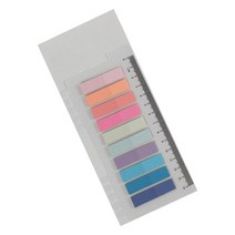 Zeyuan 다채로운 색인 탭 주석 탭 위치 변경이 가능한 독서 메모 분류 눈금자 스티커 메모 메모장 사무실용 책 마커, 애완 동물, 스타일D