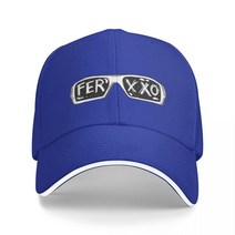 100%고글Ferxxo 안경 티셔츠-Feid 로고 클래식 스티커 야구 모자 해변 푹신한 남아 여성용, 05 Blue