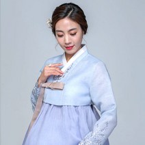 [대여]451 하객 친인척 신부 혼주 여자 결혼 칠순팔순한복대여 황후나비