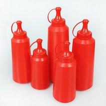 한일 빨강 케찹병 소스통 (소 중 대 특대 왕대), 중(350ml), 1개