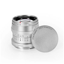 TTArtisan APS-C 50mm F1.2 수동 렌즈 L 마운트 실버