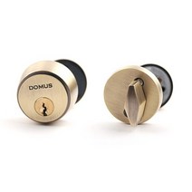 도무스 데드볼트 보조키 잠금장치 새틴브론즈 데드락 보안 시건장치