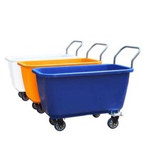 4륜 손수레 농업용 운반차 사료 농기구 농사용 구루마, 화이트