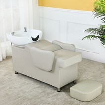 미용실 샴푸 의자 이발소 침대 고급 살롱 샴푸대 체어 바버샵 헤드스파 머리감는의자 세면대, G