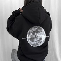 기모 미니문 벌룬후드티