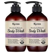 키렌 모이스처 네이처 바디워시 1+1 디어라벤더 500ml, 2개