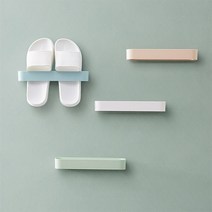 유로피안 심플 바타입 슬리퍼 거치대, 화이트, 1개