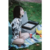 캠핑용 차량용 소형 냉장고 냉장 냉동 12v 24v, A 차량용 냉장고