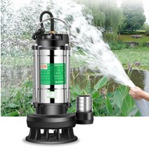 oem 농업용 수중 모터 펌프 양수기 오수배수 관수 수영장, 750W + 5M호스개