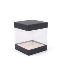 사각 9x11cm 블랙 수제청 포장박스 유리병 선물상자 머그컵 캔들 디퓨저
