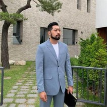 게리오 여름엔 시원한 아이스 린넨 수트 자켓