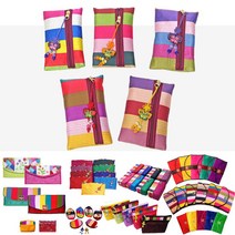 파앤카코리아-국내산 AS1 색동누비 카드 동전지갑A-임의배송