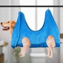 애견 반려견 미용 손질 애완 동물 고양이 해먹 도우미 고양이 구속 가방, M, 협력사, 파란색