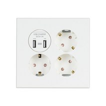 제일ELC USB 콘센트 3구(중) 화이트, 24.USB 콘센트 3구