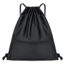 베씨 베이직 스포츠 지퍼 짐색 가방 백팩 축구 농구 운동 헬스 풋살 수영 신발 슈즈, 블랙