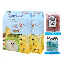 더독 닥터소프트 사료 1+1 1.2kg 3kg 노령견 소프트사료 + 간식 기획세트, (1+1)IGY 전견 1.2kg + 아침애