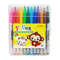 보성 컬러링키트 색연필 12색 사인펜 12색 색칠놀이, 미뉴솜솜 본상품선택