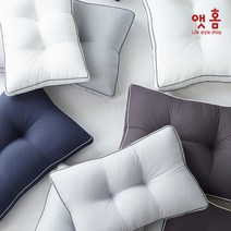 오르다 호텔식 레시브 빨아쓰는 경추베개솜 40x60 (1+1), 진그레이_화이트