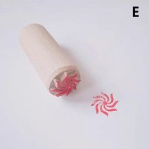 도예도구 도자기재료 도예재료손으로 새겨진 된 나무 우표 DIY 점토 도자기 인쇄 블록 도구 물고기 뼈/다람, 21 005