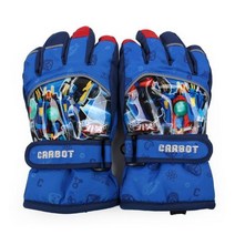헬로카봇 블루 아동 손가락 스키 장갑 shield 두껍고 따뜻한 겨울장갑 초등 멋쟁이 어린이 키즈용 귀여운 스타일 코디장갑 겨울필수용품
