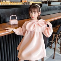 클로이클로젯 오마이핑크 네오플랜 리본 큐트 러블리 여아 가을 원피스 하객룩 촬영룩 데일리룩