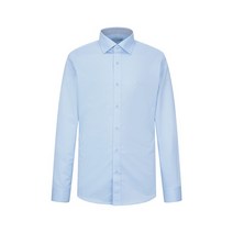 [듀퐁] 21FW 스트레치 배색 포인트 363 컴포터블 셔츠 블루 SE1FM21LS363SBU