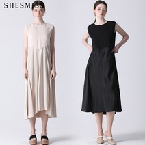 [쉬즈미스(SHESMISS)] 새틴 롱 원피스 (택가격 298000원)