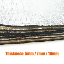 바닥단열재 바닥보온재 결로방지 방한재 단열시트 조각시트 1롤 30x100cm 5mm/7mm/10mm 자동차 방음 트럭, 02 7mmx100x30cm