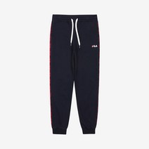 휠라 여성 체크 배색 기모 조거팬츠 FS2FPB4155F_INA