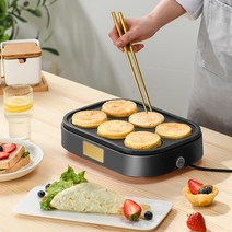 가정용 국화빵 기계 풀빵 간식 메이커 국화빵 제조기, 핑크  +덮개