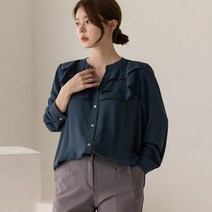[66-120] 자체제작 에델 웨이브 블라우스 (FW.ver) 빅사이즈 여성의류