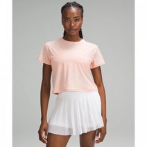 룰루레몬 라이트웨이트 테니스 크루넥 티셔츠 - 멜론 셔벗 탱크탑 375295