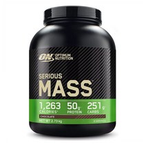 Optimum Nutrition 옵티멈뉴트리션 시리어스 매스 프로틴 파우더 초콜릿 2.73kg