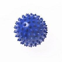 림보 높이뛰기지주 허들 튼튼한 PVC 스파이크 마사지 볼 트리거 포인트 스포츠 피트니스 손 발 통증 완화 족저근막염 7cm 운동 공, [01] 파란