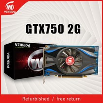 그래픽카드 Veineda 비디오 gpu gtx750 2gb gddr5 instantkill gtx650ti hd6850 nvidia geforce 게임용 r7 350 리퍼브, 없음