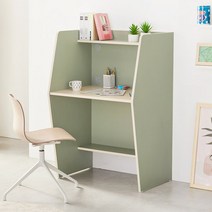 e스마트 토미 1인 학생 가정용 독서실책상, 그린