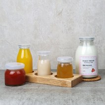 유리병 우유병 5종(택1) 음료 디저트 저장용기 밀폐용기 공병판매, 520ml