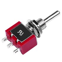 2 PC를 AC 250V 2A 120V 5A SPDT 온 / 오프 / 3 위치 순간 토글 스위치, 하나, 로 사진보기